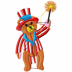 Teddy Embroidery Design 5